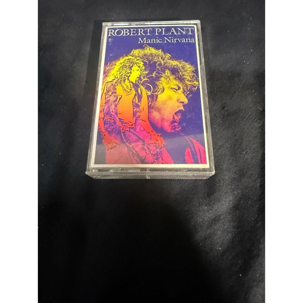 Robert Plant Manic Nirvana Cassette Tape 1990 Atlantic Led Zeppelin Tested